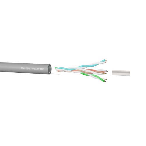 Securi Flex Sfx C Utp Lszh Gry Cable M Category Data Cable