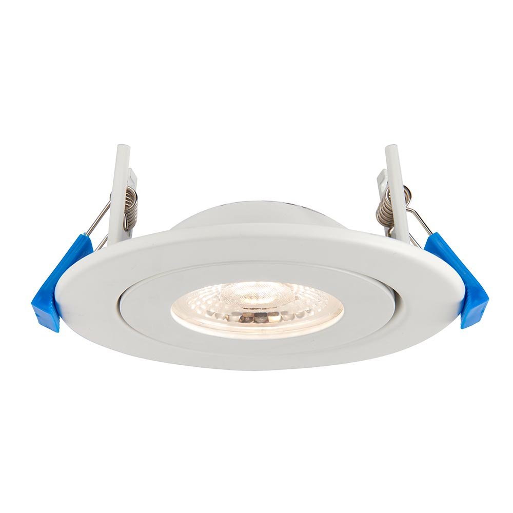 Saxby 103029 Shield360 Tri Wattage 4CCT 8W Downlight, fire rated, 110mm