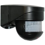 B.E.G. 91121 (LC-Click 140 black) Motion Detector 140° Wall Mounting Black IP44 12m 1 Channel