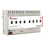 B.E.G. 93339 (SA8 - 230 / 16 / H / EM /  KNX REG grey) Current Switching Actuator with 8 independent potential-free NO contacts