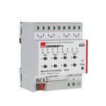 B.E.G. 93930 (SBA4-230 / 10 / H / KNX REG white) DIN-rail Mount Device 35mm Profile Rail White IP20 4 Channel