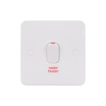 Schneider Electric GGBL2014WH Lisse 20AX DP Sw LED F/O,-water heater- White