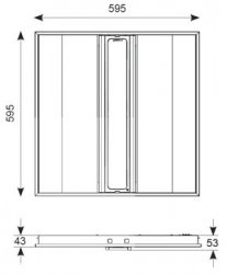 Ansell Lighting AGDLED/MWS