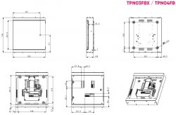 FuseBox TPN03FBX TPN04FB dimensions