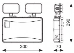 Ansell Lighting ATSLED/3NM/IP65/ST