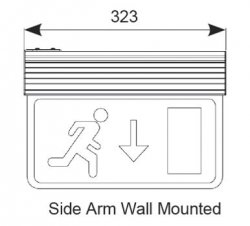 Ansell Lighting AE3LED/3M/W/ST