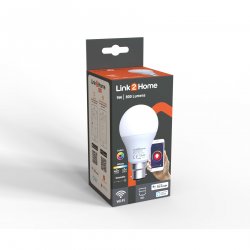 Link2Home L2HB229W Smart colour changing lamp bulb, B22 base