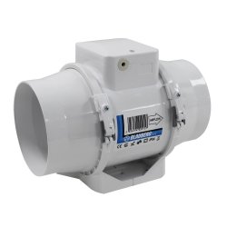 Blauberg TURBO-E-100 In-line mixed flow extractor fan