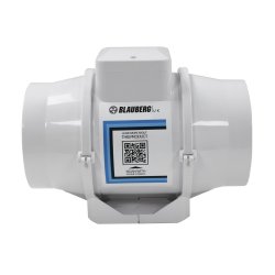 Blauberg TURBO-E-125 In-line mixed flow extractor fan