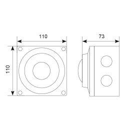 Ansell Lighting AOCTO/BT/PIR/IP66/HBWD