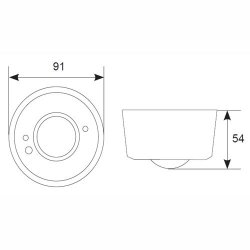 Ansell Lighting AOCTO/BT/PIR-S