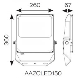 Ansell Lighting AAZCLED150