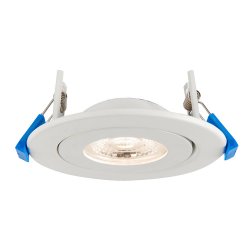 Saxby 103029 Shield360 Tri Wattage 4CCT 8W Downlight, fire rated