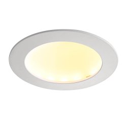 Saxby 102672 OrbitalPRO 4CCT 15W Matt White IP65 Downlight, fire rated