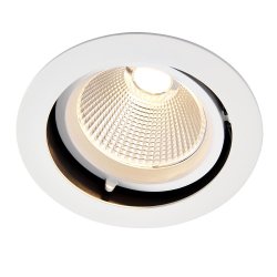 Saxby 99555 Axial round 36W warm white downlight, 159mm