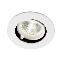 Saxby 78538 Axial round 15W cool white downlight, 102mm