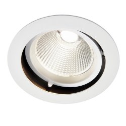 Saxby 99556 Axial round 36W cool white downlight, 159mm