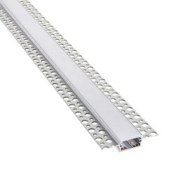 Saxby 94948 Rigel Plaster-in Wide 2m aluminium profile/extrusion silver