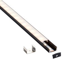 Saxby 94946 RigelSLIM Surface 2m aluminium profile/extrusion black