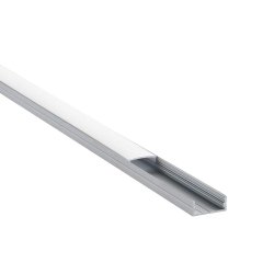 Saxby 97735 RigelSLIM Surface Wide 2m aluminium profile/extrusion silver