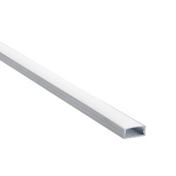 Saxby 97735 RigelSLIM Surface Wide 2m aluminium profile/extrusion silver