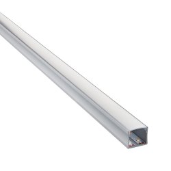 Saxby 97738 Rigel Surface Wide 2m aluminium profile/extrusion silver