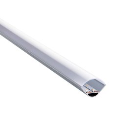 Saxby 97737 Rigel Corner Wide 2m aluminium profile/extrusion silver