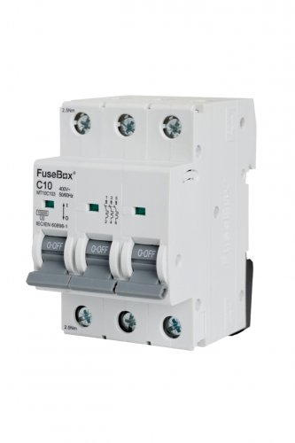 FuseBox MT10C103 MCB 3 pole 10kA, 10A, C curve