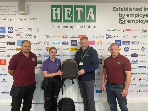 AA Jones Electric reward student at HETA