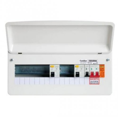 FuseBox F2011DA 11 Usable Way Dual RCD Consumer Unit