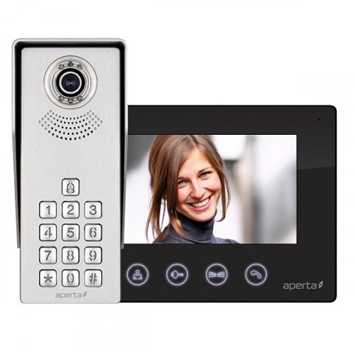 esp APKITKPBLK aperta Colour video door entry keypad system (black monitor)