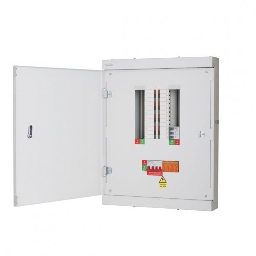 FuseBox TPN15FBX 15 way TPN board with T2 SPD, 125A main switch