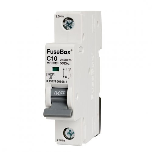 FuseBox MT10C101 MCB 1 pole 10kA, 10A, C curve