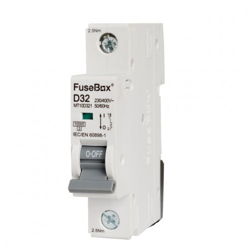 FuseBox MT10D321 MCB 1 pole 10kA, 32A, D curve