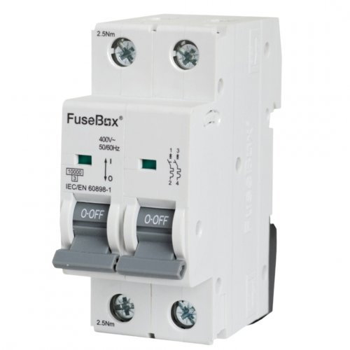 FuseBox MT10C632 MCB 2 pole 10kA, 63A, C curve