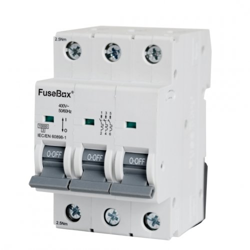 FuseBox MT10C253 MCB 3 pole 10kA, 25A, C curve