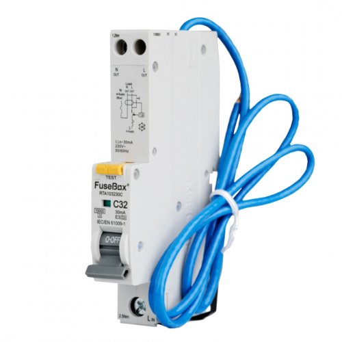 FuseBox RTA103230C RCBO 30mA 10kA (Type A), 32A, C curve