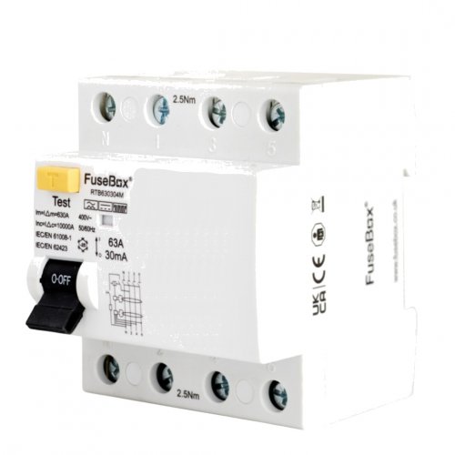 FuseBox RTB630304M RCD 4 pole Type B 63A 30mA \