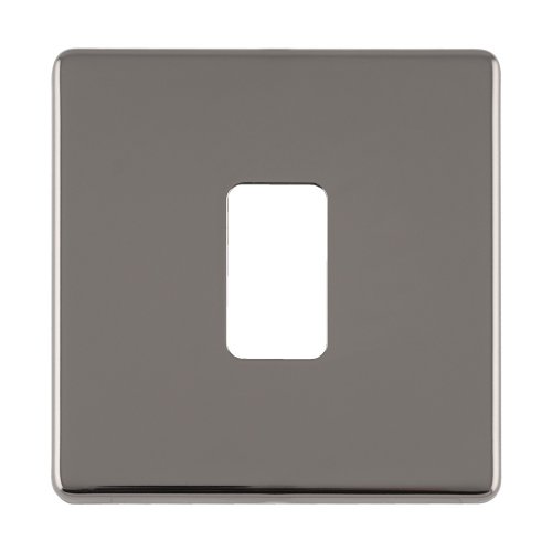 Eurolite EC-G1BN Concealed 3mm 1 gang grid plate, Black Nickel