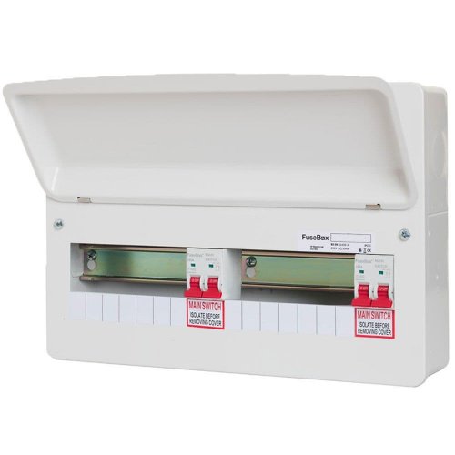 FuseBox F2014DT 14 Usable Way Dual Tariff Board