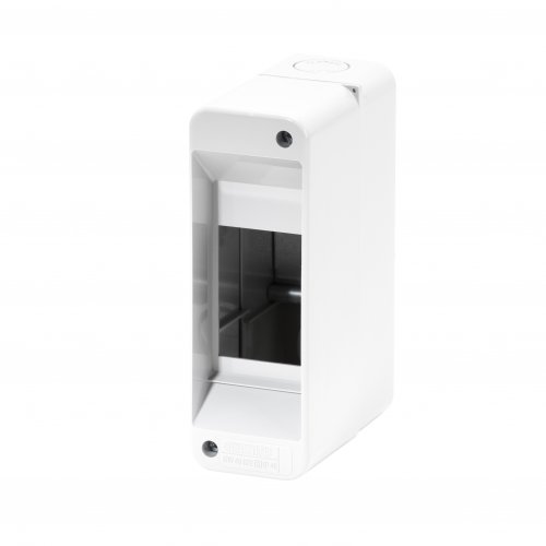 Gewiss GW40022 surface mounted enclosure, IP40, 2 modules