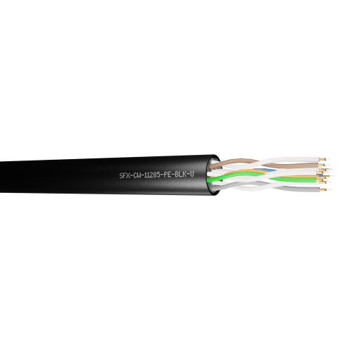 Securi-flex SFX/CW1128-5-PE-BLK-U-100 Cable 100m Telecom Cable CW1128 ...